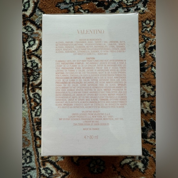 NWT Valentina by Valentino 80ml - Picture 3 of 4